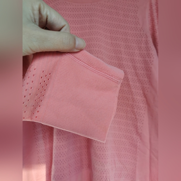 Lululemon Breeze By Long Sleeve *SquadLight Coral / Light Coral size 10 - Picture 9 of 12